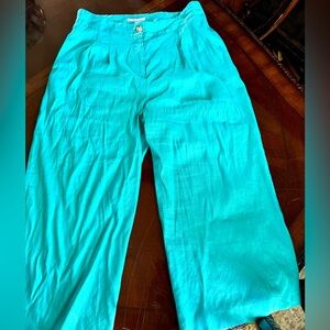 Antonio Melani linen cropped pants
